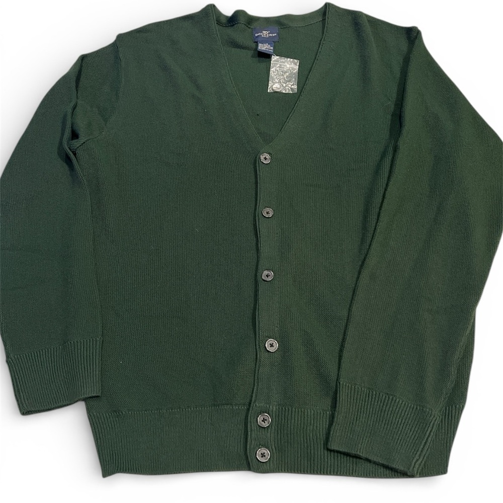 Dockers Golf green cardigan size L